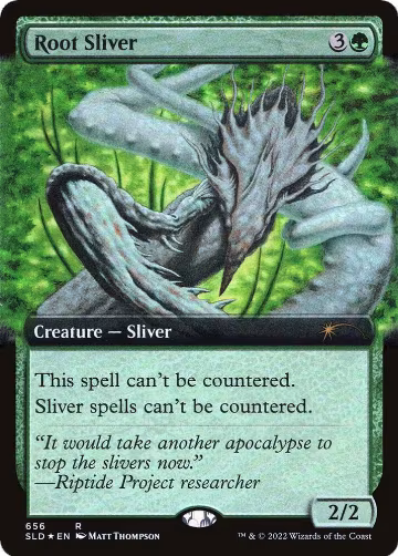 Root Sliver (Extended Art) (656), Secret Lair Drop Series — Magic card price