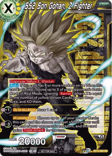 SS2 Son Gohan, Z Fighter (Championship 2022 Celebration Pack) (BT17-083), Promotion Cards — DB Super card price