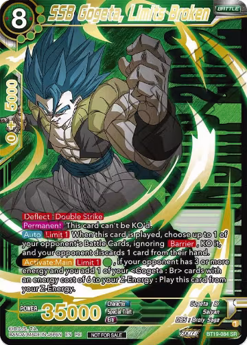 SSB Gogeta, Limits Broken (Championship 2022) (BT19-084), Promotion Cards — DB Super card price