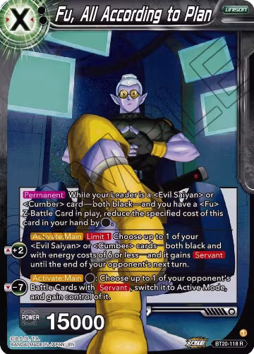 Fu, All According to Plan (BT20-118), Power Absorbed — DB Super card price