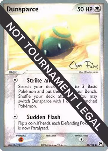Dunsparce - 2004 (Chris Fulop) (60/100), World Championship Decks — Pokémon card price