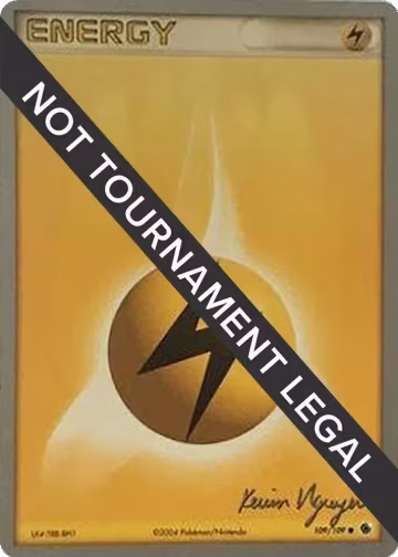 Lightning Energy - 2004 (Kevin Nguyen) (109/109), World Championship Decks — Pokémon card price