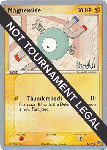 Magnemite - 2004 (Reed Weichler) (63/97), World Championship Decks — Pokémon card price