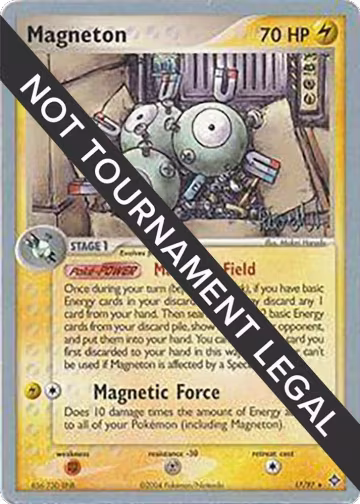Magneton - 2004 (Reed Weichler) (17/097), World Championship Decks — Pokémon card price