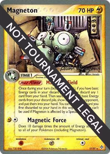Magneton - 2004 (Kevin Nguyen) (17/097), World Championship Decks — Pokémon card price