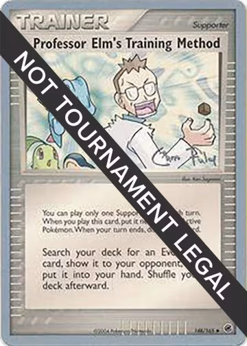 Professor Elm's Training Method - 2004 (Chris Fulop) (148/165), World Championship Decks — Pokémon card price