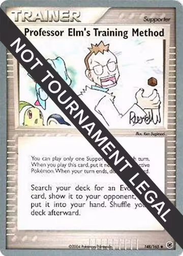 Professor Elm's Training Method - 2004 (Reed Weichler) (148/165), World Championship Decks — Pokémon card price