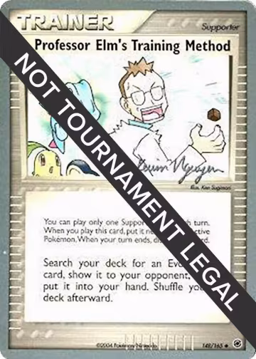 Professor Elm's Training Method - 2004 (Kevin Nguyen) (148/165), World Championship Decks — Pokémon card price
