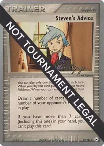 Steven's Advice - 2004 (Kevin Nguyen) (92/101), World Championship Decks — Pokémon card price