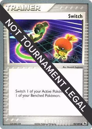 Switch - 2004 (Tsuguyoshi Yamato) (92/109), World Championship Decks — Pokémon card price