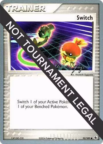 Switch - 2004 (Kevin Nguyen) (92/109), World Championship Decks — Pokémon card price