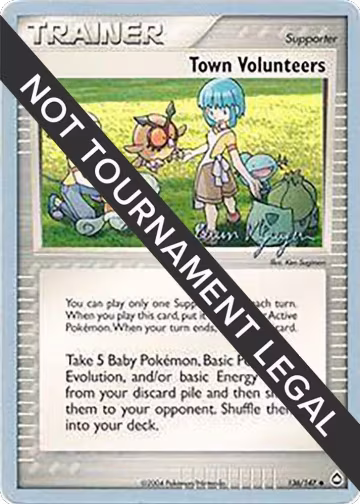 Town Volunteers - 2004 (Kevin Nguyen) (136/147), World Championship Decks — Pokémon card price