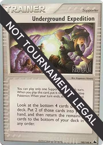 Underground Expedition - 2004 (Reed Weichler) (140/144), World Championship Decks — Pokémon card price