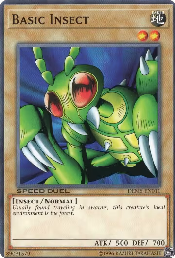 Basic Insect (DEM6-EN011), Speed Duel Demo Deck 2020 — Yu-Gi-Oh! card price