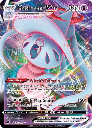 Hatterene VMAX (066/159), Crown Zenith — Pokémon card price