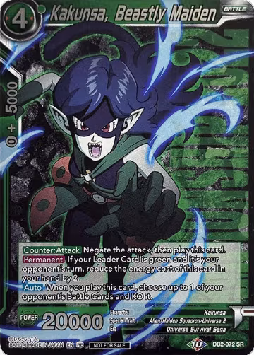 Kakunsa, Beastly Maiden (Championship 2022 Celebration Pack) (DB2-072), Promotion Cards — DB Super card price