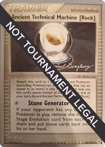 Ancient Technical Machine [Rock] - 2005 (Michael Gonzalez) (85/101), World Championship Decks — Pokémon card price