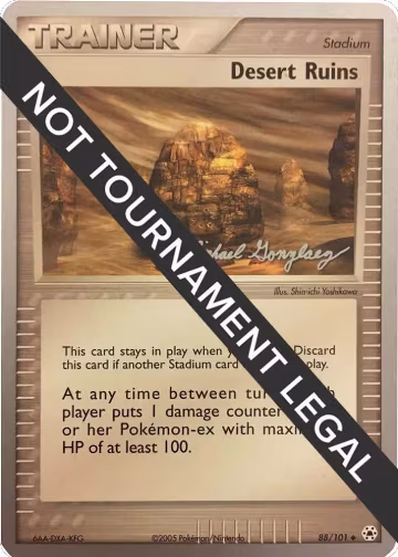 Desert Ruins - 2005 (Michael Gonzalez) (88/101), World Championship Decks — Pokémon card price