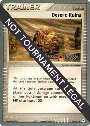 Desert Ruins - 2005 (Jeremy Maron) (88/101), World Championship Decks — Pokémon card price