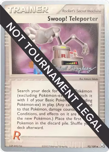 Swoop! Teleporter - 2005 (Michael Gonzalez) (92/109), World Championship Decks — Pokémon card price