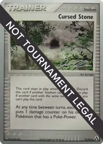 Cursed Stone - 2006 (Jason Klaczynski) (72/92), World Championship Decks — Pokémon card price