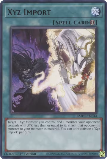 Xyz Import (AMDE-EN044), Amazing Defenders — Yu-Gi-Oh! card price