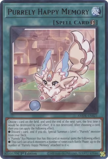 Purrely Happy Memory (AMDE-EN021), Amazing Defenders — Yu-Gi-Oh! card price