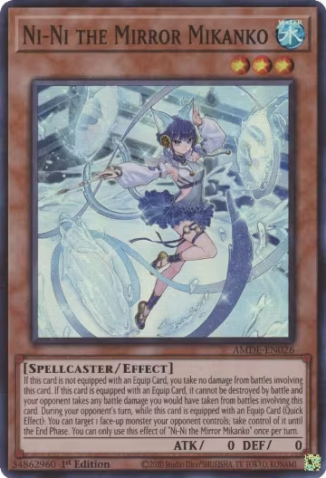 Ni-Ni the Mirror Mikanko (AMDE-EN026), Amazing Defenders — Yu-Gi-Oh! card price