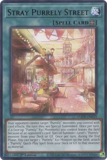 Stray Purrely Street (AMDE-EN019), Amazing Defenders — Yu-Gi-Oh! card price