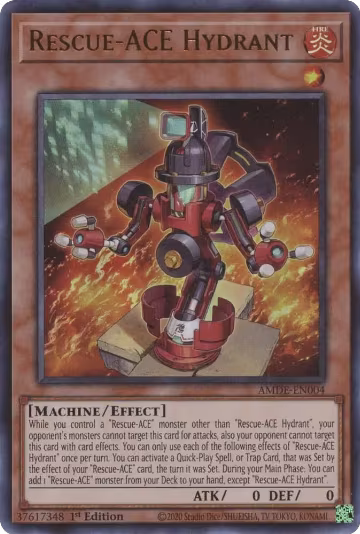 Rescue-ACE Hydrant (AMDE-EN004), Amazing Defenders — Yu-Gi-Oh! card price