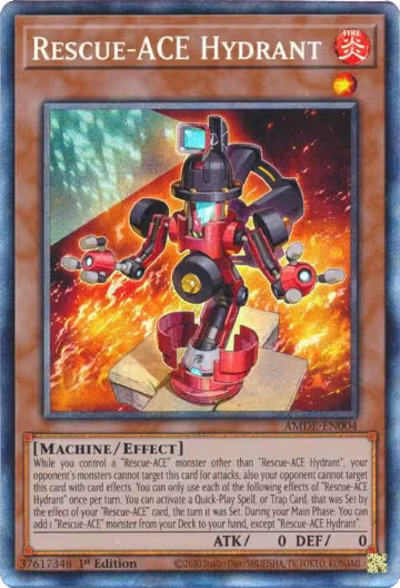 Rescue-ACE Hydrant (CR) (AMDE-EN004), Amazing Defenders — Yu-Gi-Oh! card price
