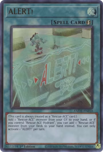 ALERT! (AMDE-EN010), Amazing Defenders — Yu-Gi-Oh! card price