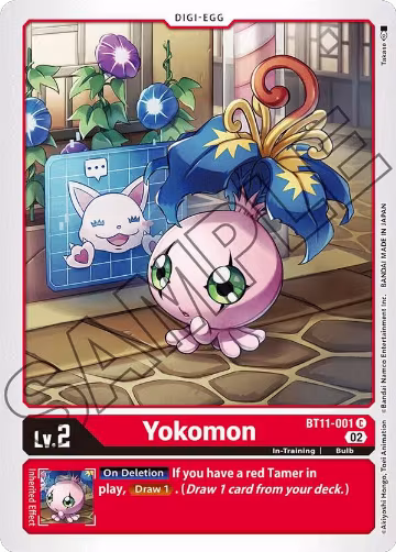 Yokomon (BT11-001 C), Dimensional Phase — Digimon card price