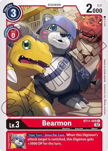 Bearmon (BT11-008 C), Dimensional Phase — Digimon card price