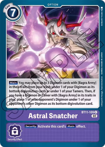 Astral Snatcher (BT11-109 U), Dimensional Phase — Digimon card price