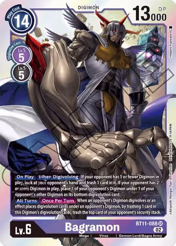 Bagramon (BT11-088 SR), Dimensional Phase — Digimon card price