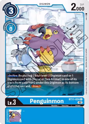 Penguinmon (BT11-024 C), Dimensional Phase — Digimon card price