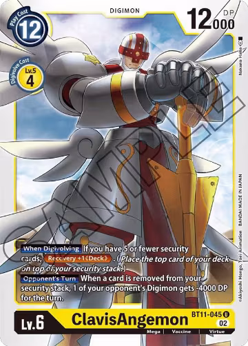 ClavisAngemon (BT11-045 U), Dimensional Phase — Digimon card price