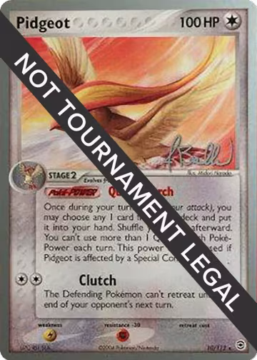 Pidgeot - 2006 (Jimmy Ballard) (10/112), World Championship Decks — Pokémon card price