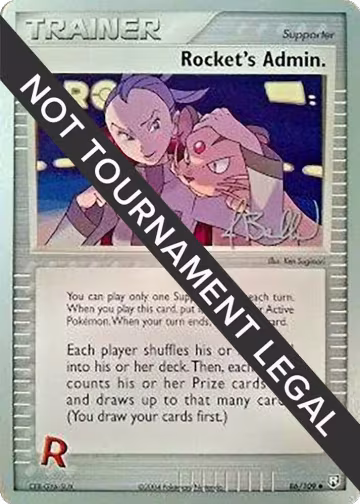 Rocket's Admin. - 2006 (Jimmy Ballard) (86/109), World Championship Decks — Pokémon card price