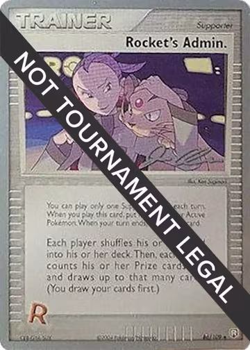 Rocket's Admin. - 2006 (Jason Klaczynski) (86/109), World Championship Decks — Pokémon card price