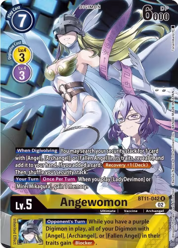 Angewomon (Alternate Art) (BT11-042 R) — card price