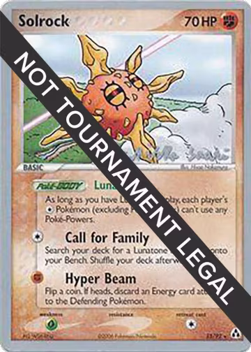 Solrock (25) - 2006 (Miska Saari) (25/92), World Championship Decks — Pokémon card price