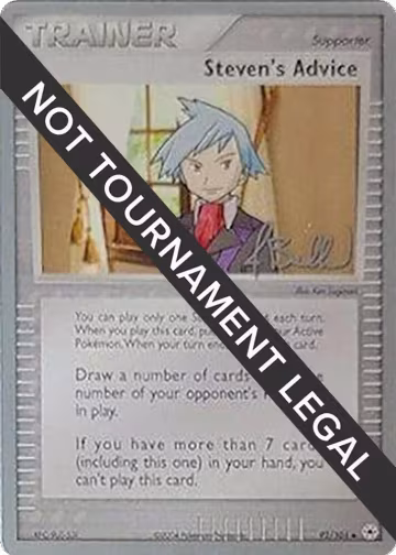 Steven's Advice - 2006 (Jimmy Ballard) (92/101), World Championship Decks — Pokémon card price