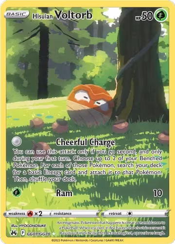 Hisuian Voltorb (GG01/GG70), Crown Zenith: Galarian Gallery — Pokémon card price