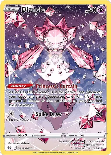 Diancie (GG13/GG70), Crown Zenith: Galarian Gallery — Pokémon card price