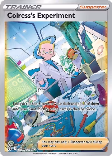 Colress's Experiment (GG59/GG70), Crown Zenith: Galarian Gallery — Pokémon card price
