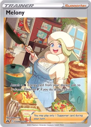Melony (GG64/GG70), Crown Zenith: Galarian Gallery — Pokémon card price
