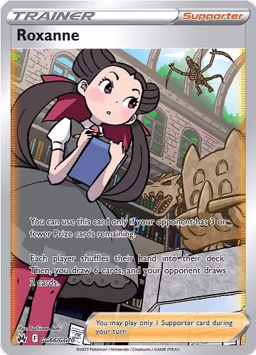 Roxanne (GG66/GG70), Crown Zenith: Galarian Gallery — Pokémon card price