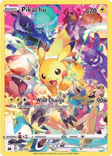 Pikachu (Secret) (160/159), Crown Zenith — Pokémon card price